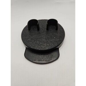 *Replacement* 12" G.I. Joe Figure Black Round Plastic Stand *Stand Only *